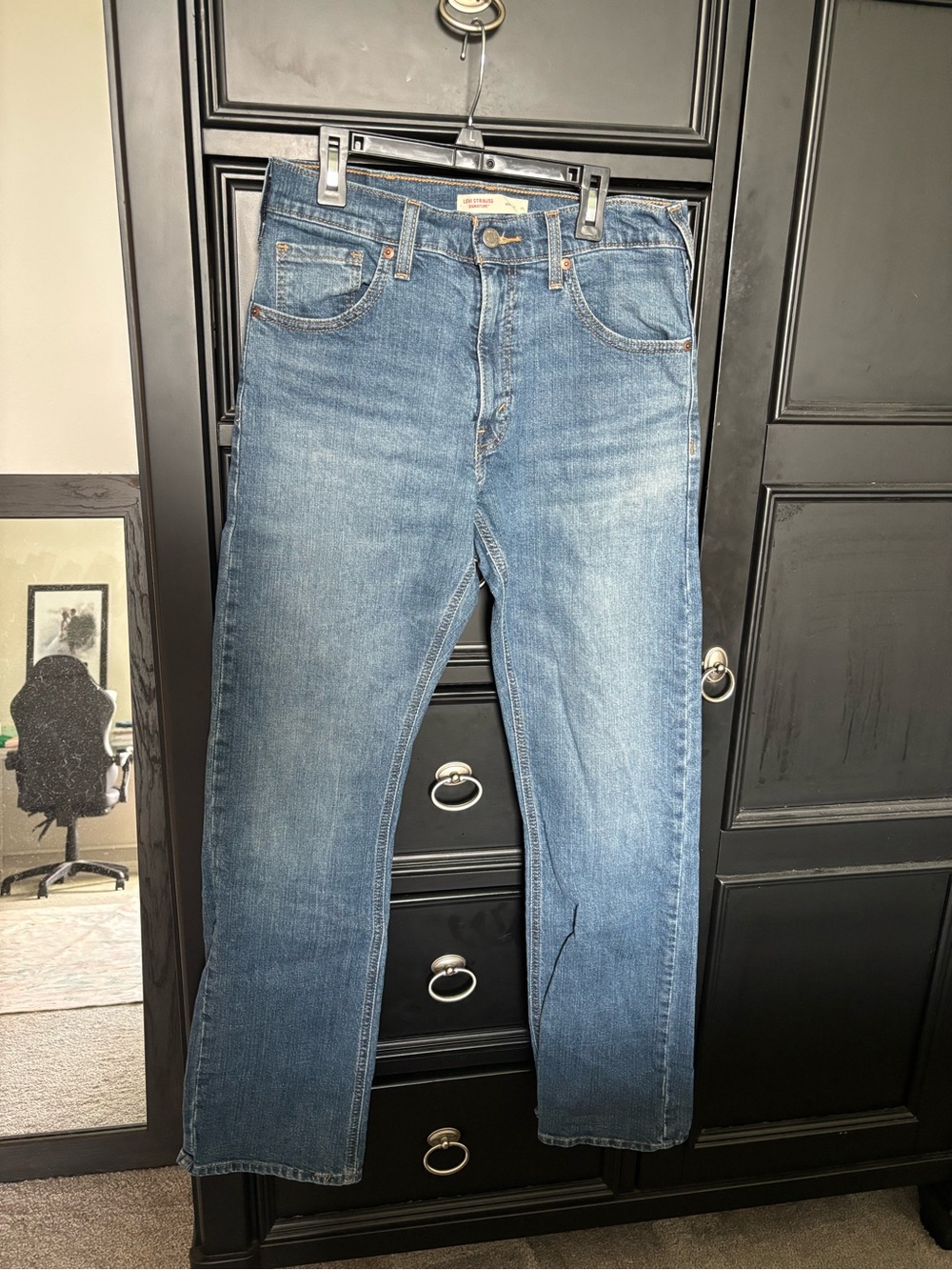 Levi's Men's Light Blue Straight Jeans